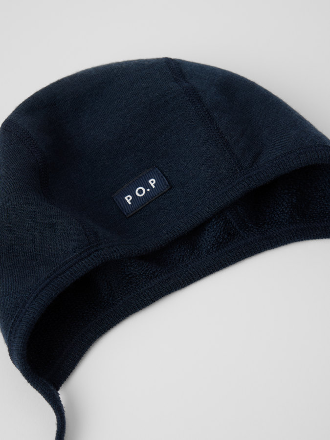 Erstlingsmütze Wollfrottee aus Merino Erstlingsmütze Wollfrottee aus Merino