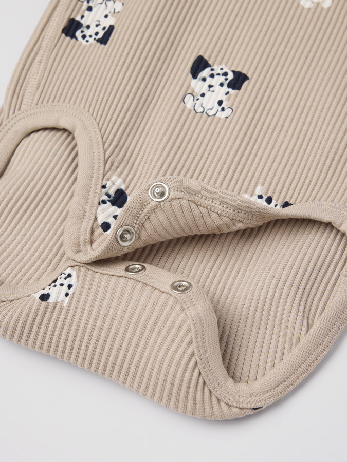 Gerippter Body Dalmatiner Gerippter Body Dalmatiner