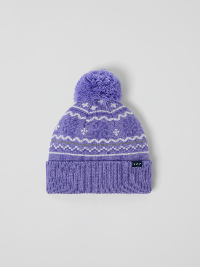 Winddichte gefütterte Mütze in Jacquardqualität Winddichte gefütterte Mütze in Jacquardqualität