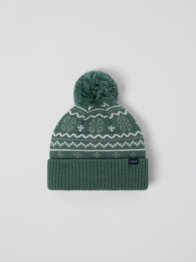 Winddichte gefütterte Mütze in Jacquardqualität Winddichte gefütterte Mütze in Jacquardqualität