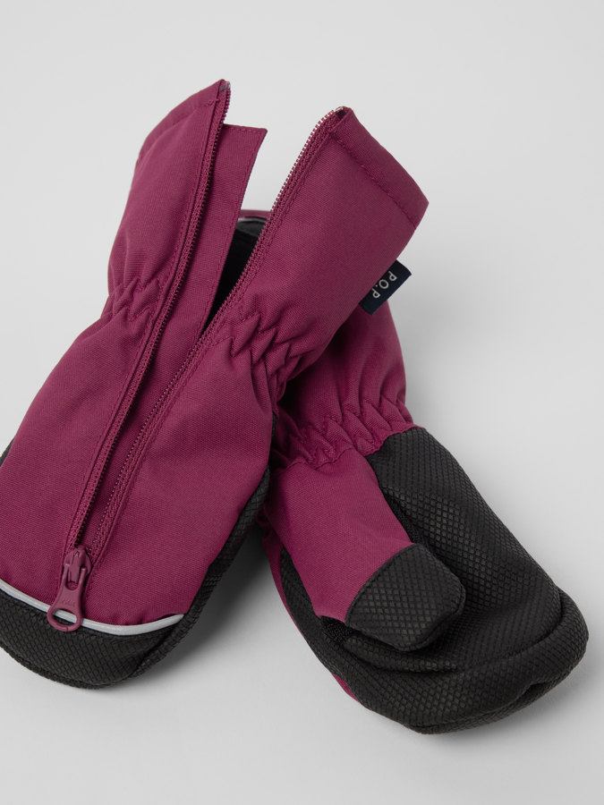 Wattierte Handschuhe Reißverschluss Wattierte Handschuhe Reißverschluss