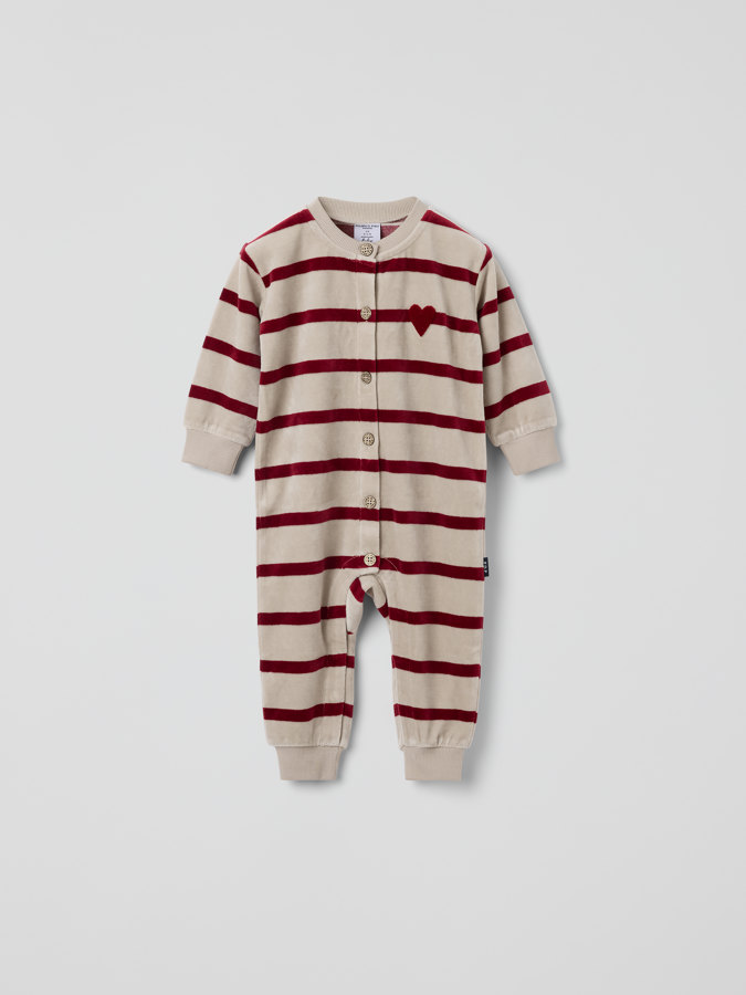 Gestreifter Velouroverall Gestreifter Velouroverall